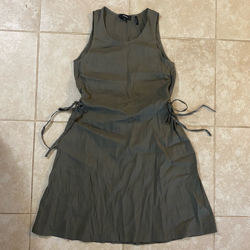 theory cut out dress Theory Black Cut Out Zip Mini Dress Size 8